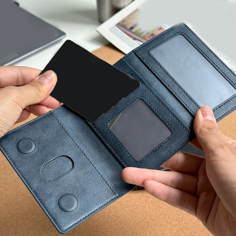 Premium Synthetic Faux Leather Wallet Case with Card Holder for iphone 11-16