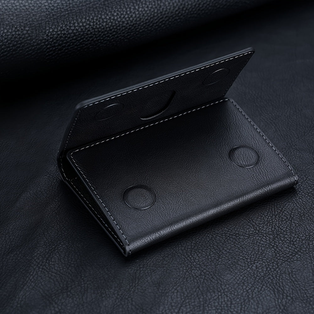 Premium Synthetic Faux Leather Wallet Case with Card Holder for iphone 11-16