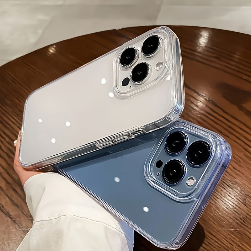 Transparent Clear Phone Case For IPhone 15 14 13 12 11 Pro Max Plus Phone Back Cover Transparent Shockproof Cover