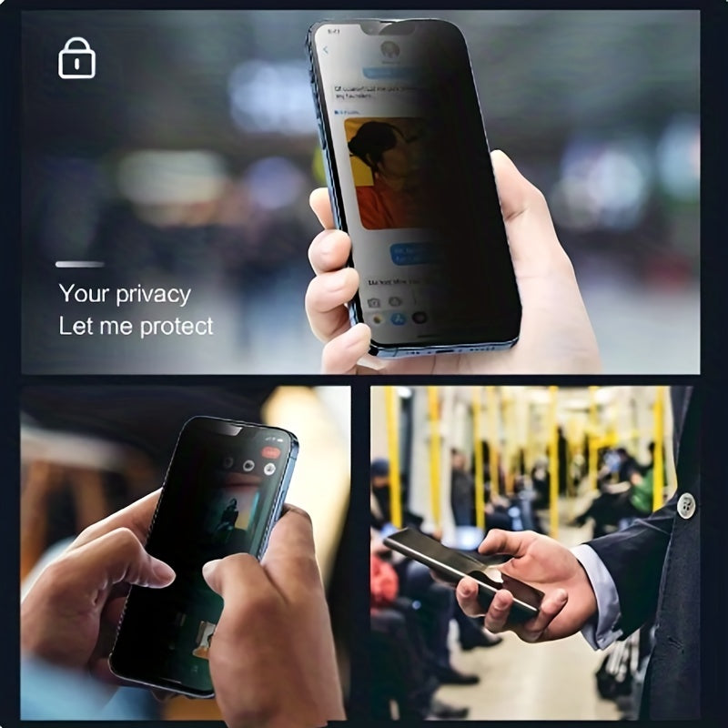 3pcs Full-Coverage Privacy Screen Protectors For iPhone 14/13/12/11 Pro/Xs Max/XR/X/14 Plus/12/13 Mini