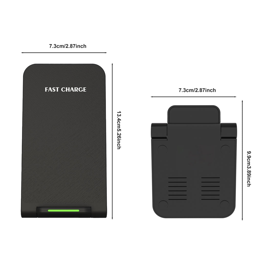 Ultra-slim Wireless Charing Pads with USB Type-C Fast Charging - 15w Qi-compatible for iphone, samsung, and More