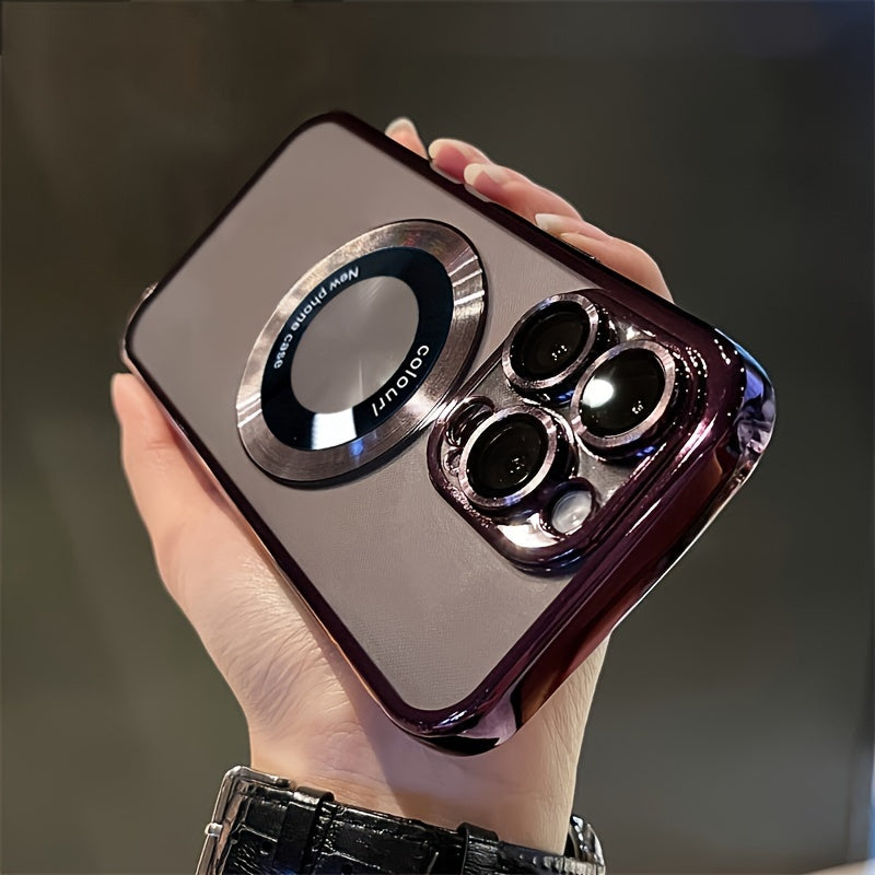MagSafe Transparent Magnetic Charging Phone Case - iphone 11to15 pro max