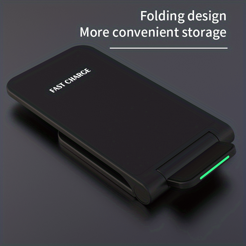 Ultra-slim Wireless Charing Pads with USB Type-C Fast Charging - 15w Qi-compatible for iphone, samsung, and More