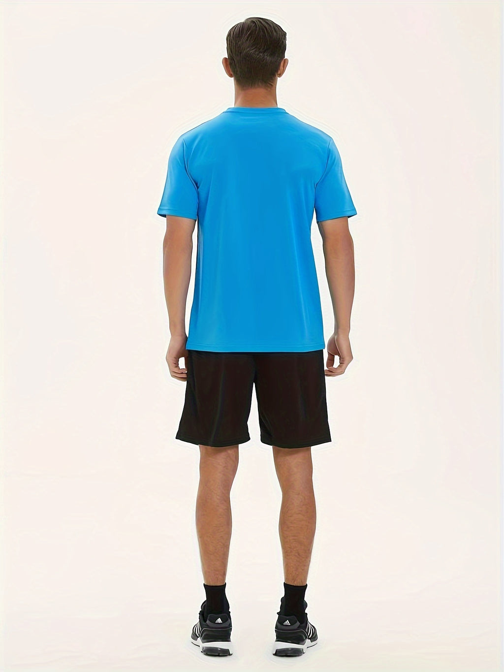 Men's Quick-Dry sportswear set - Short and Long sleeve Top & Shorts for Running &Gym