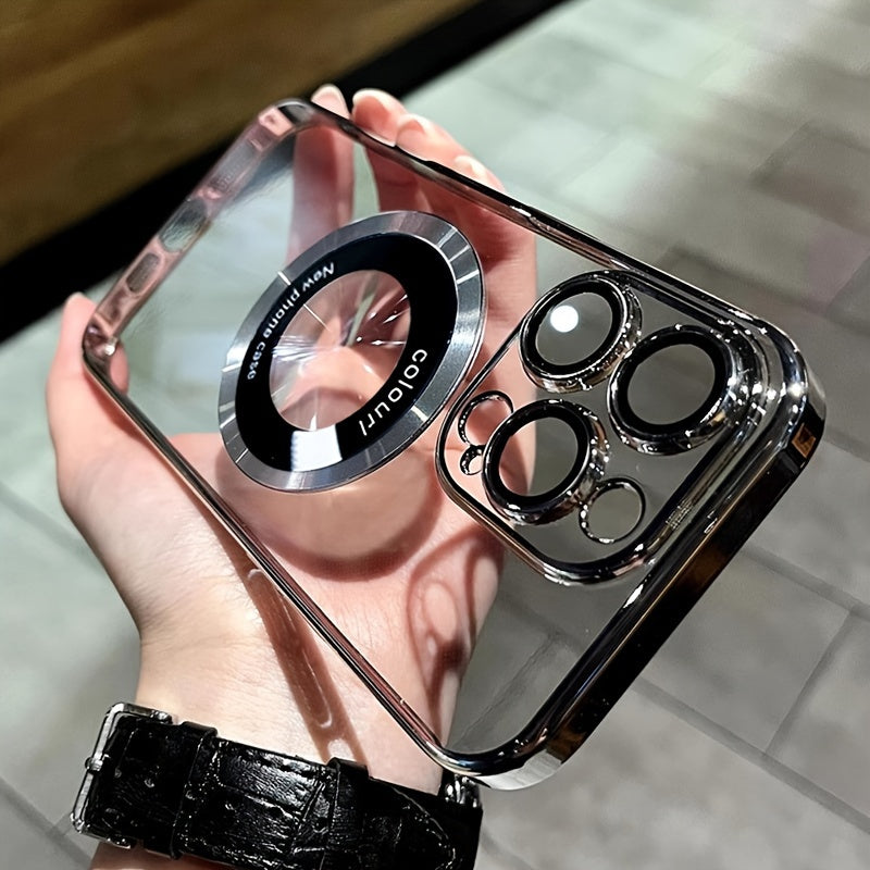 MagSafe Transparent Magnetic Charging Phone Case - iphone 11to15 pro max