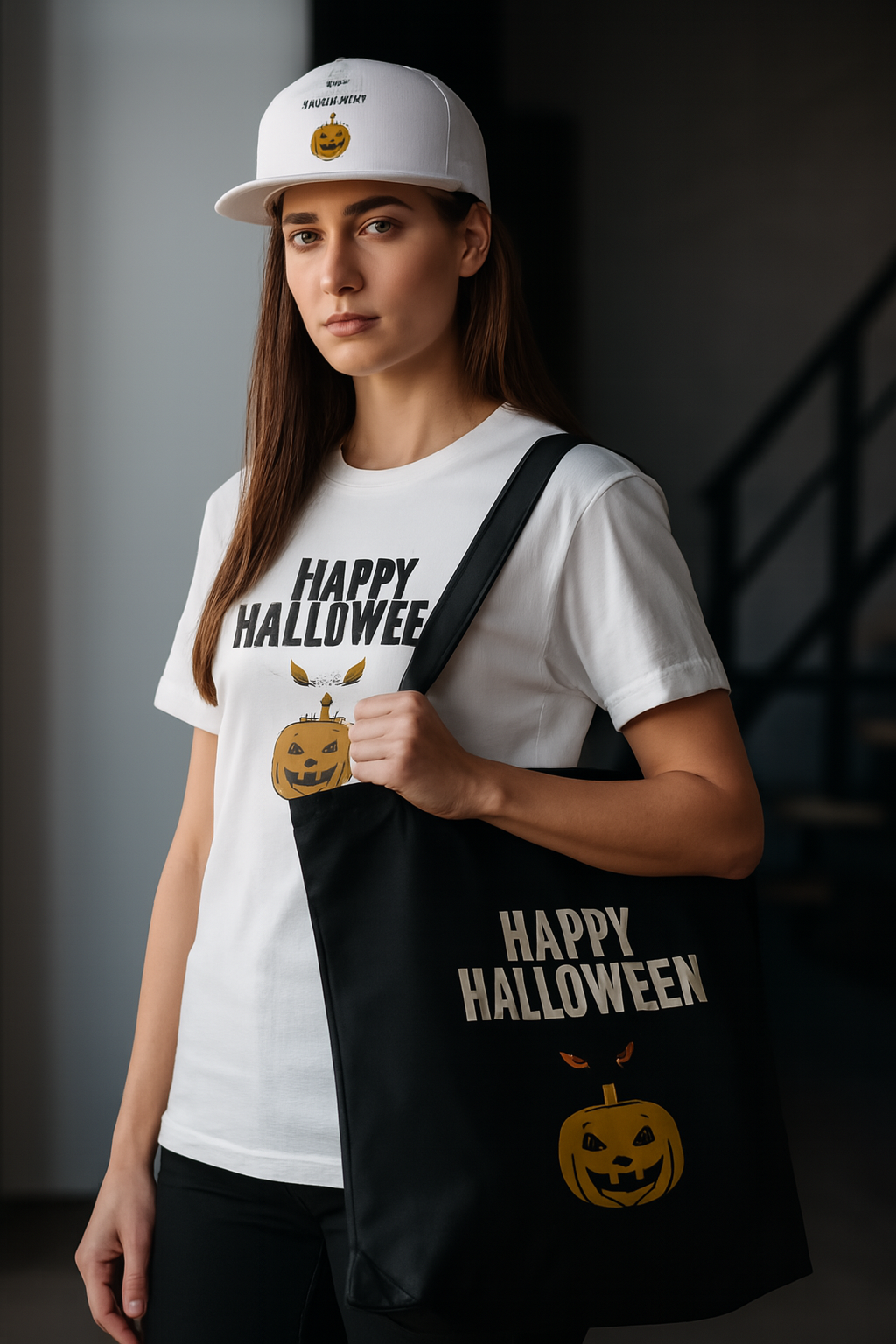 Halloween Exclusive Bundle - T-Shirt, Cap & Ceramic Mug 11oz - Unisex Limited Edition Gift Set for Parties & Events