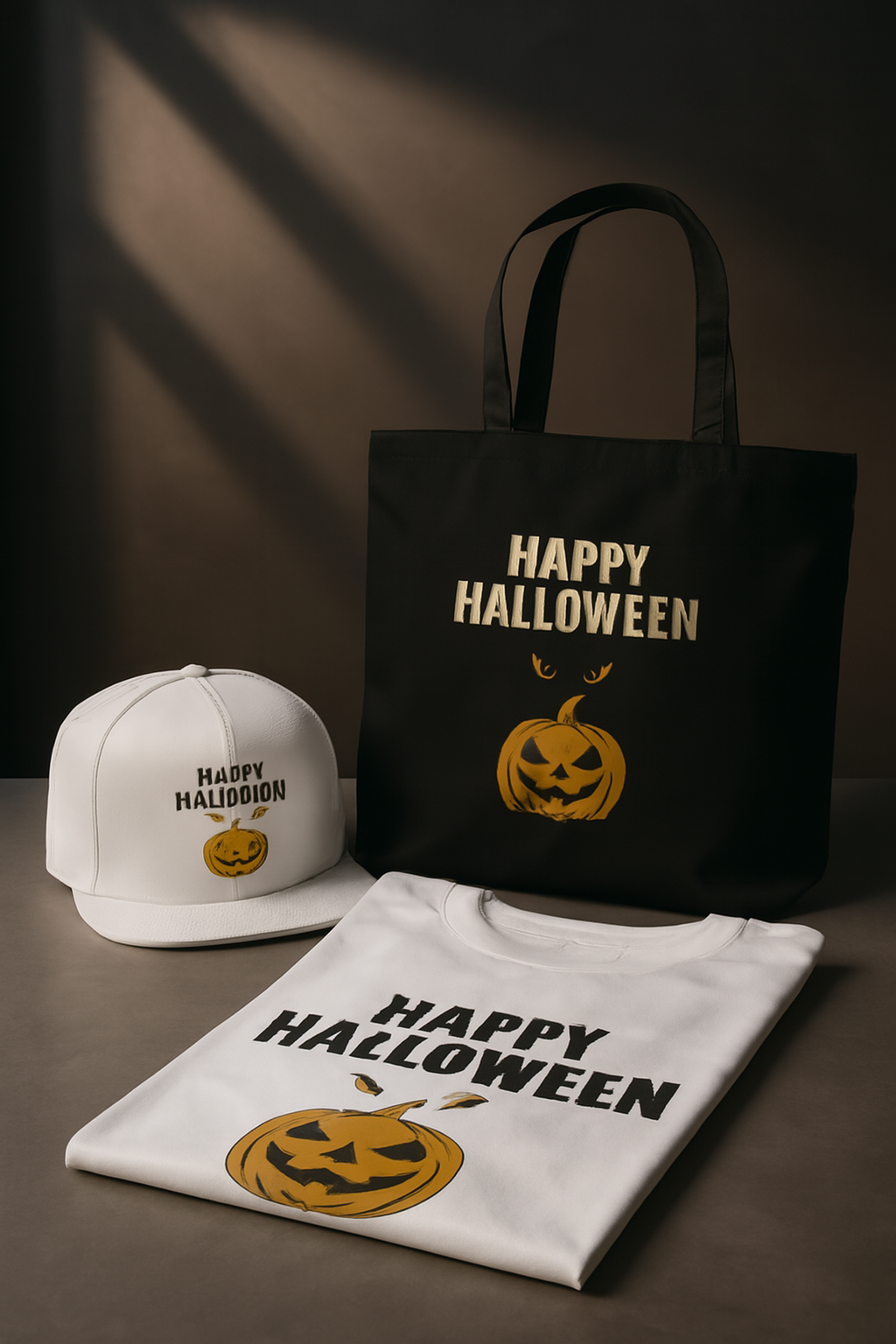 Halloween Exclusive Bundle - T-Shirt, Cap & Ceramic Mug 11oz - Unisex Limited Edition Gift Set for Parties & Events