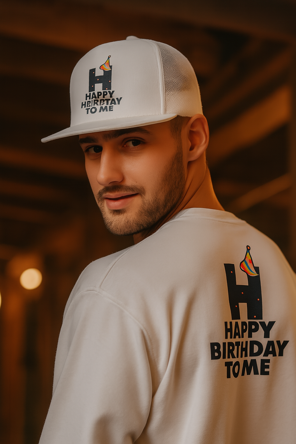 "Happy Birthday To Me” Exclusive Combo – Premium Sweatshirt & Cap Set | Limited Edition Birthday Gift