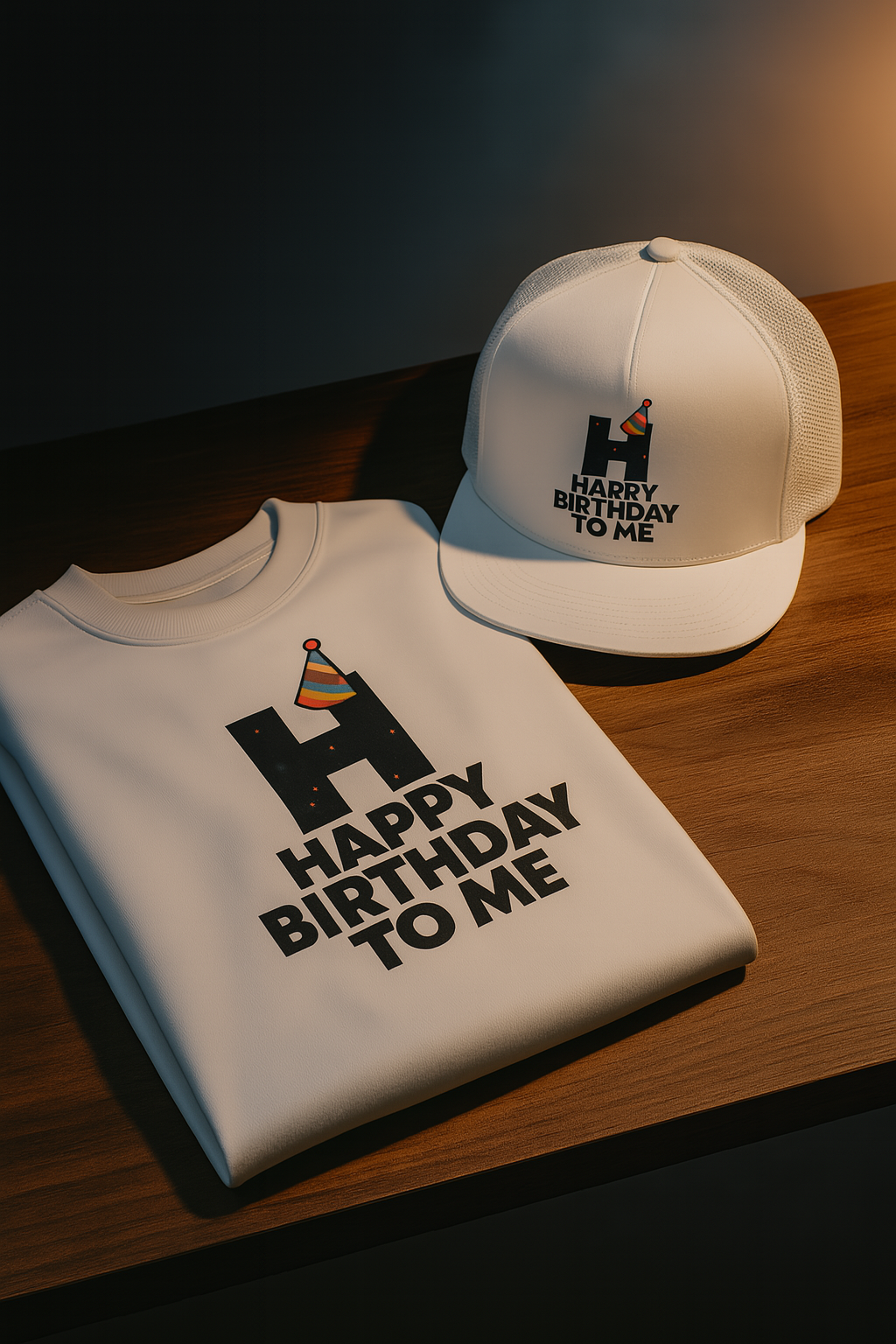 "Happy Birthday To Me” Exclusive Combo – Premium Sweatshirt & Cap Set | Limited Edition Birthday Gift