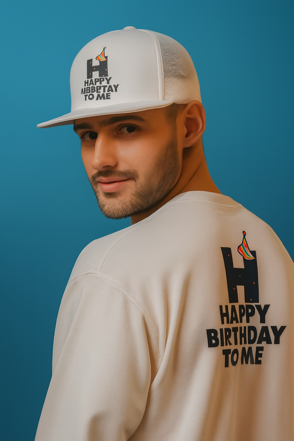 "Happy Birthday To Me” Exclusive Combo – Premium Sweatshirt & Cap Set | Limited Edition Birthday Gift