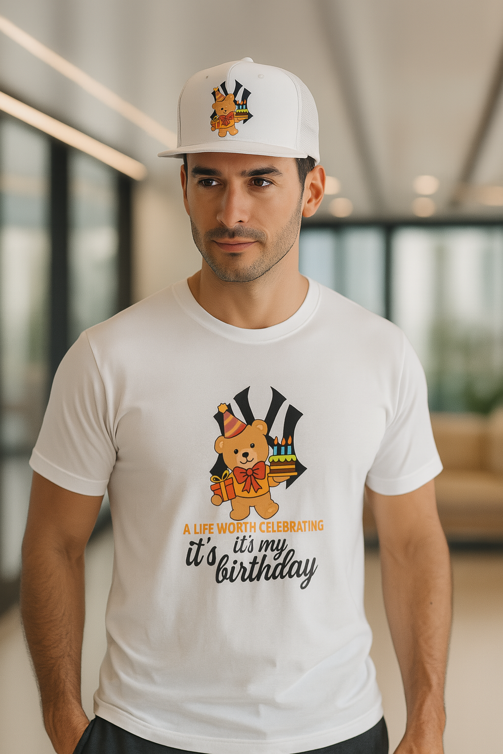 It’s My Birthday T-Shirt & Cap Set – Premium Celebration Outfit