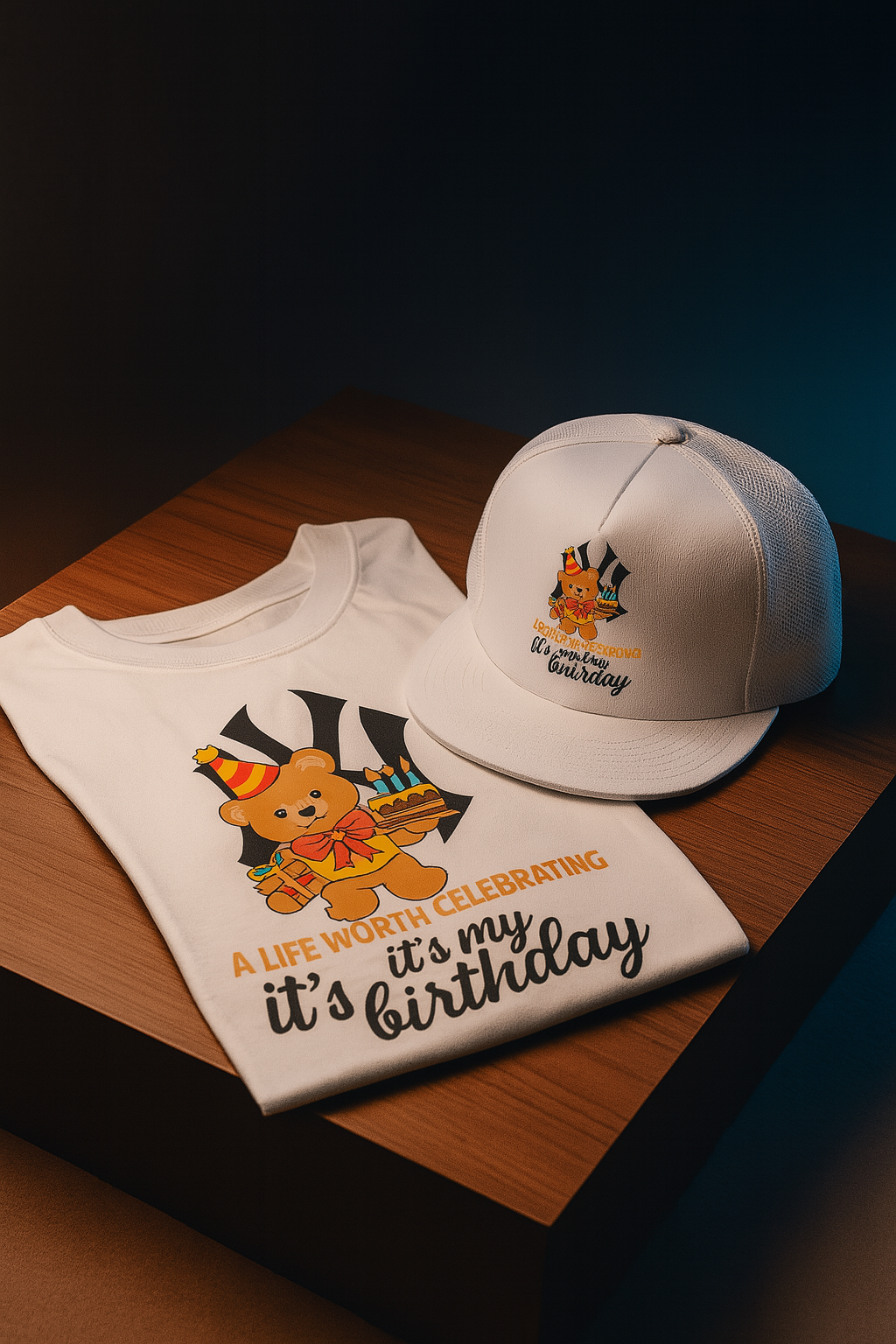 It’s My Birthday T-Shirt & Cap Set – Premium Celebration Outfit