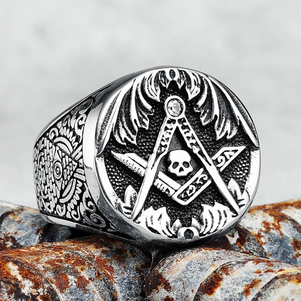 Masonic Skull Ring