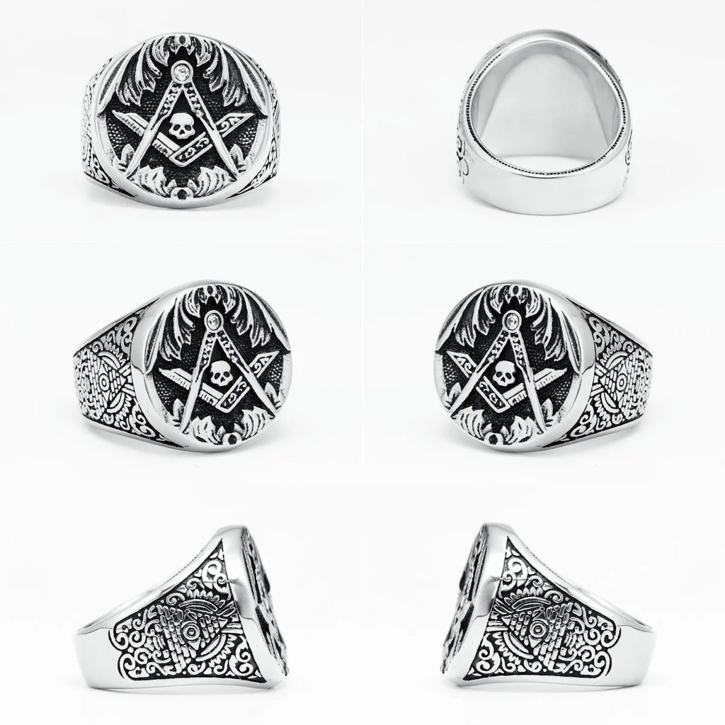 Masonic Skull Ring