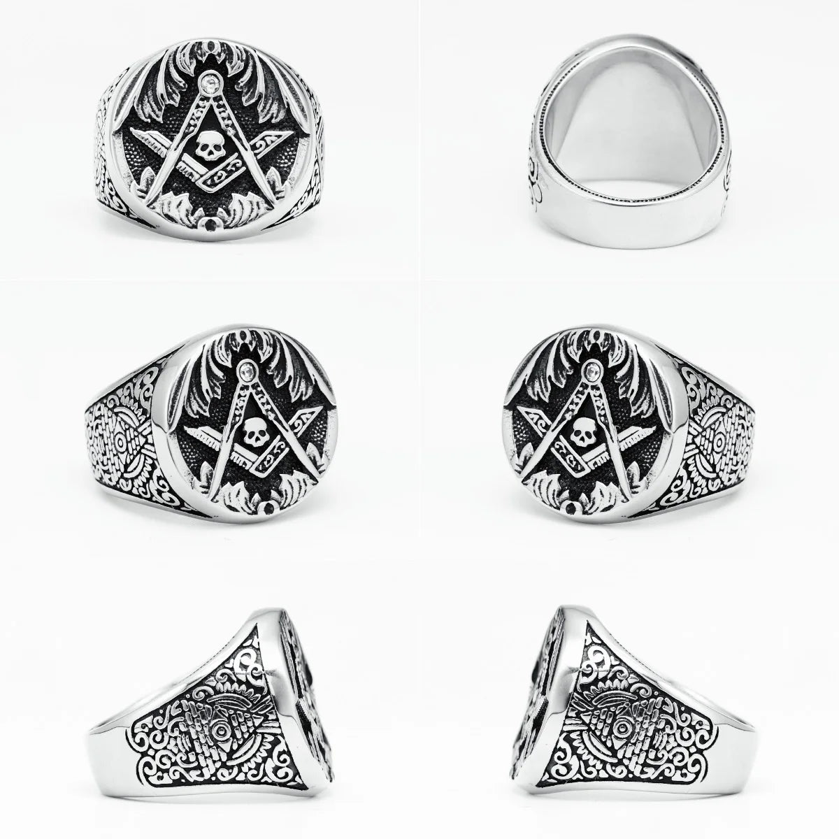 Masonic Skull Ring