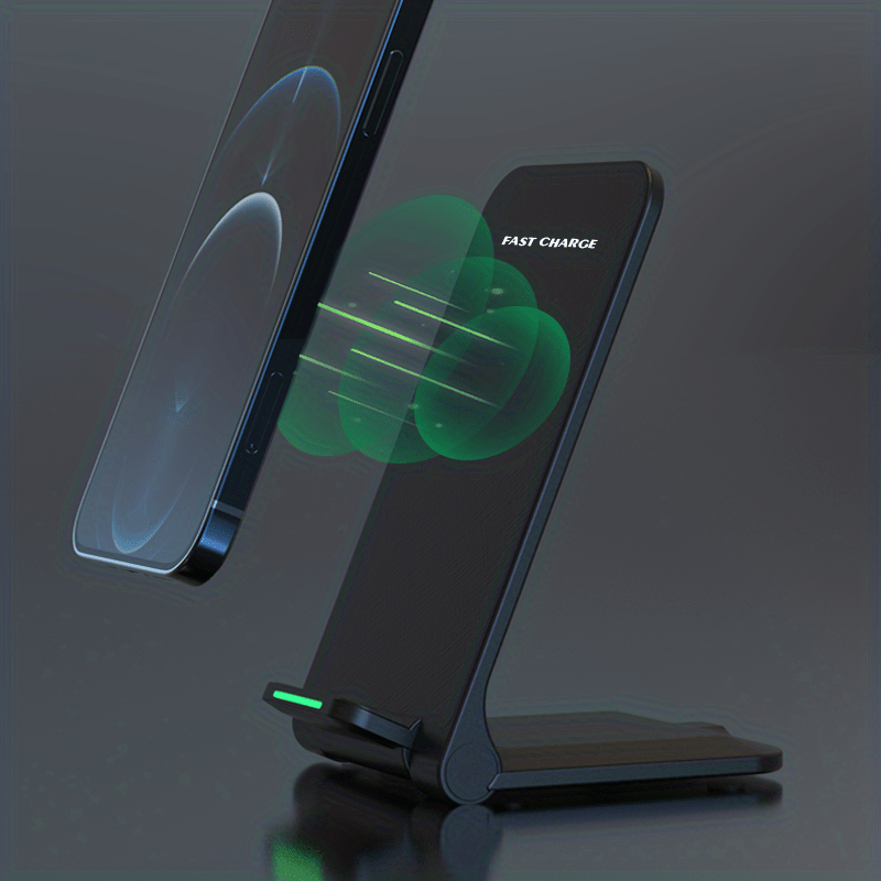Ultra-slim Wireless Charing Pads with USB Type-C Fast Charging - 15w Qi-compatible for iphone, samsung, and More