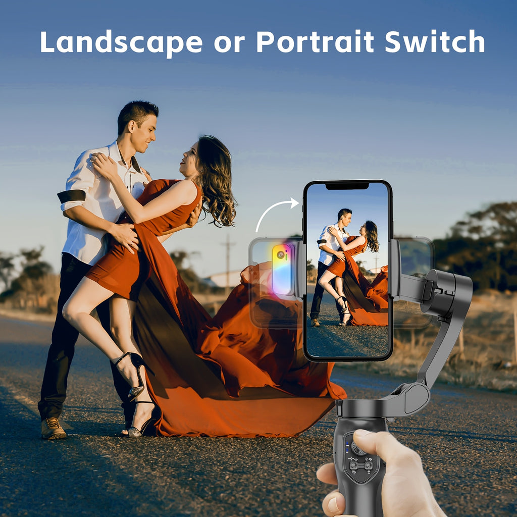 Universal Mobile phone Tripod Head Stabilizer- 360 degrees Rotating Mount with cold shoe for vlogging, Photography & video Recording