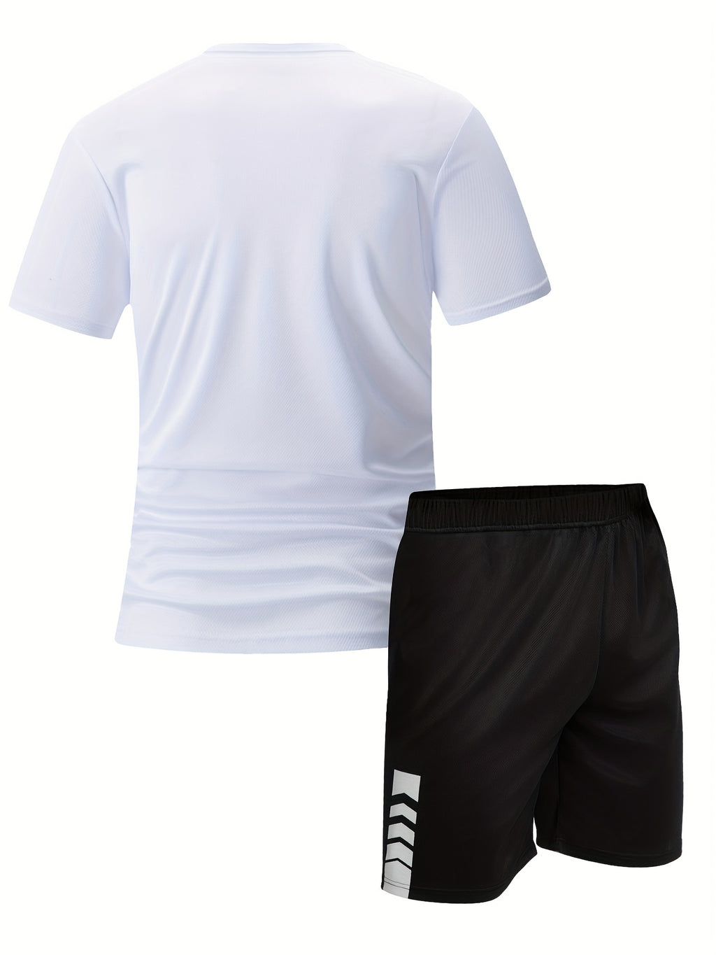 Men's summer casual short sleeve set - sporty Round Neck T-shirt & shorts