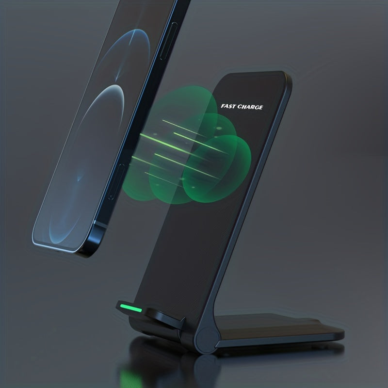 Ultra-slim Wireless Charing Pads with USB Type-C Fast Charging - 15w Qi-compatible for iphone, samsung, and More