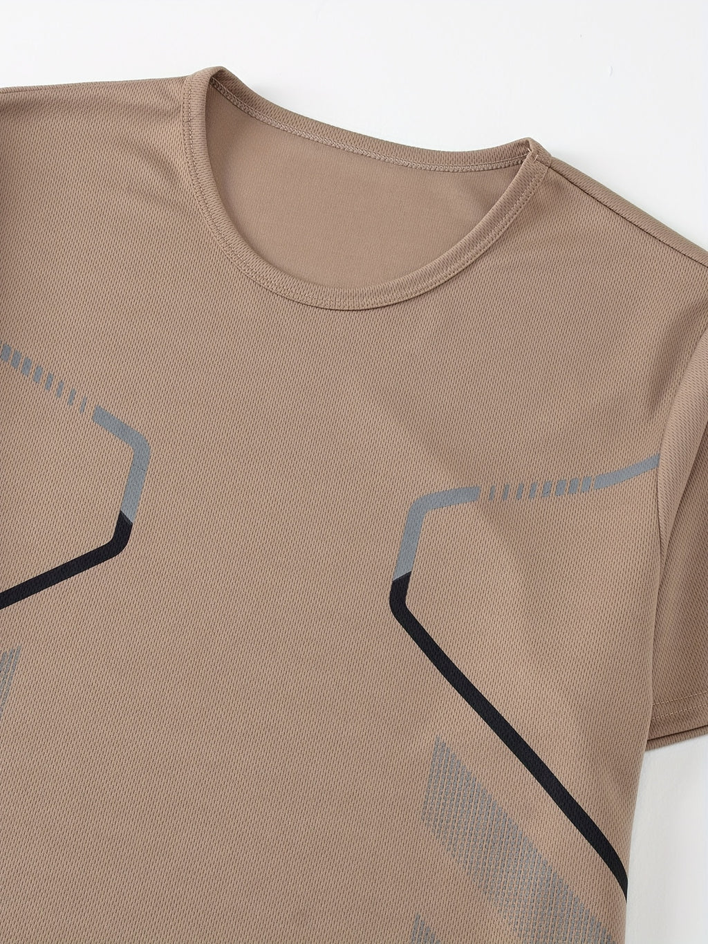 Men's summer casual short sleeve set - sporty Round Neck T-shirt & shorts