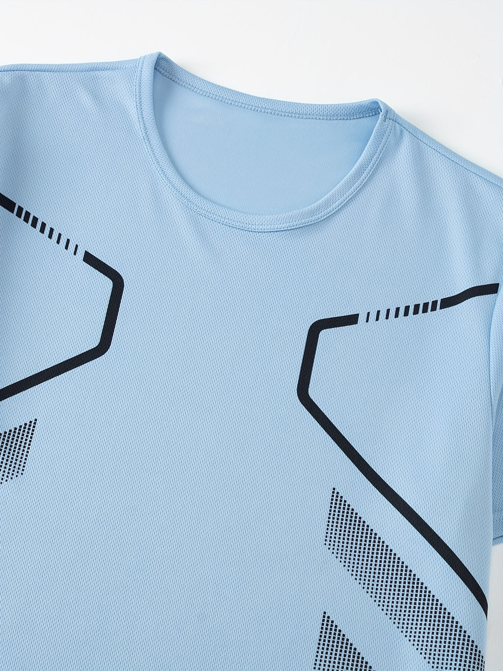 Men's summer casual short sleeve set - sporty Round Neck T-shirt & shorts
