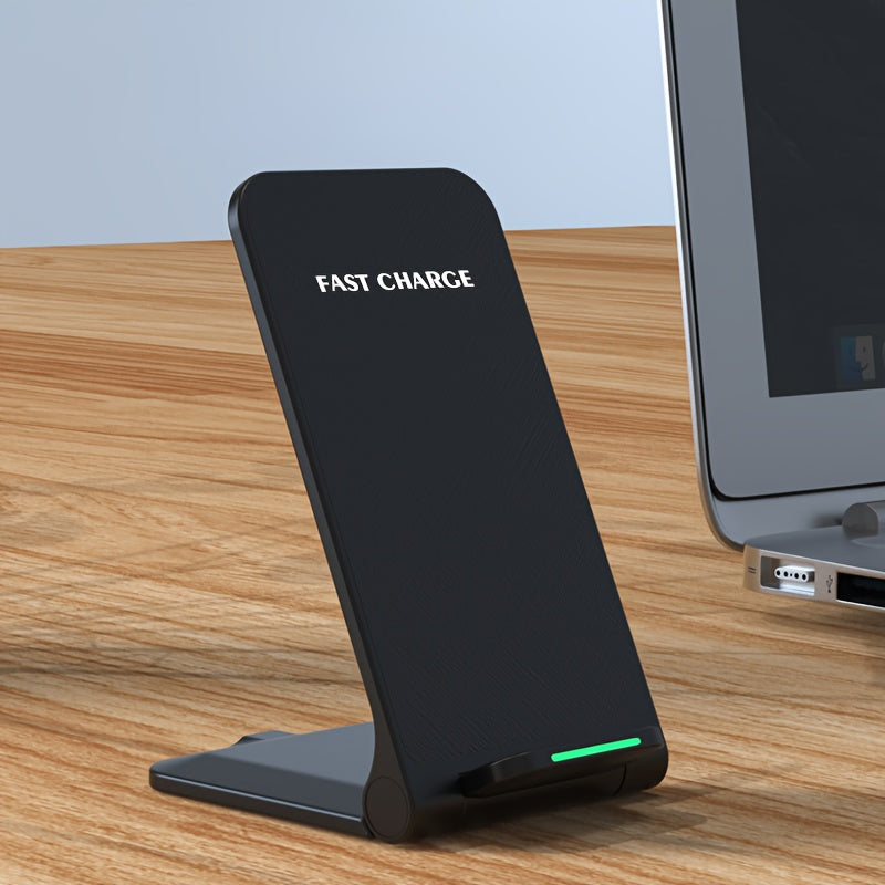 Ultra-slim Wireless Charing Pads with USB Type-C Fast Charging - 15w Qi-compatible for iphone, samsung, and More