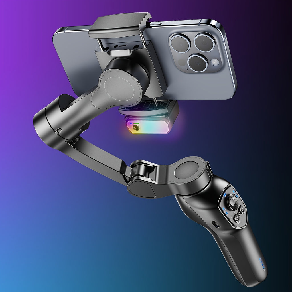 Universal Mobile phone Tripod Head Stabilizer- 360 degrees Rotating Mount with cold shoe for vlogging, Photography & video Recording
