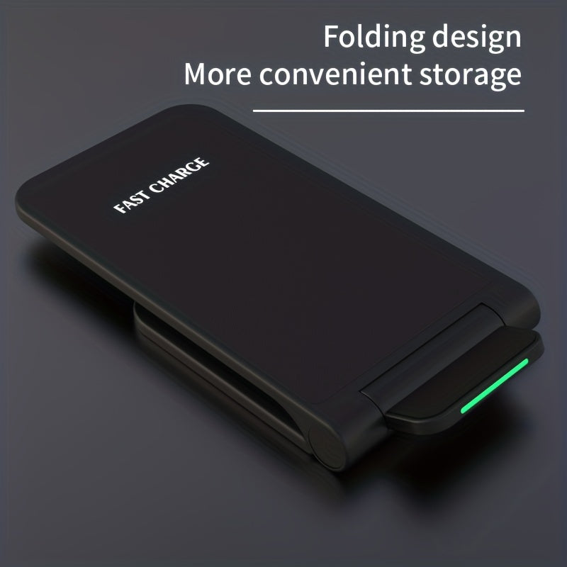 Ultra-slim Wireless Charing Pads with USB Type-C Fast Charging - 15w Qi-compatible for iphone, samsung, and More